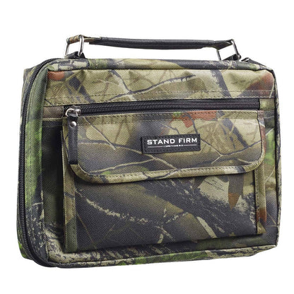 Bible Cover Organizer Camouflage Stand Firm 1 Cor 16:13