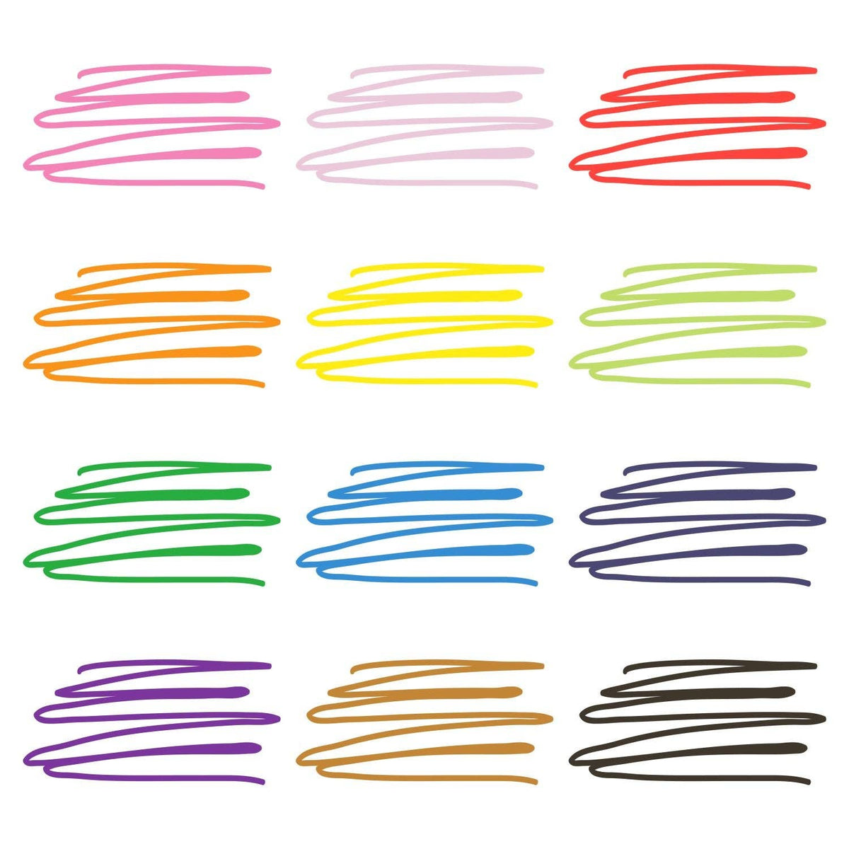 Tulip Fine-Tip Fabric Markers Rainbow 12 Pack