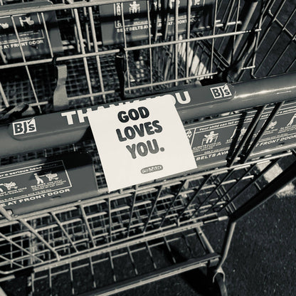 God Loves You Sticky Note Tracts