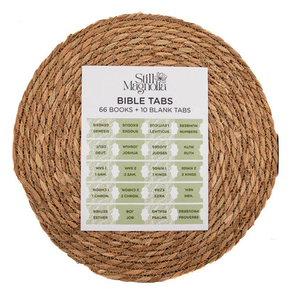 Bible Tabs - Leafy Luxe Pattern