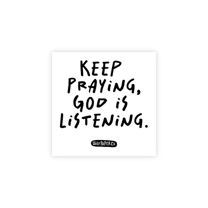Keep Praying Sticky Note Tracts