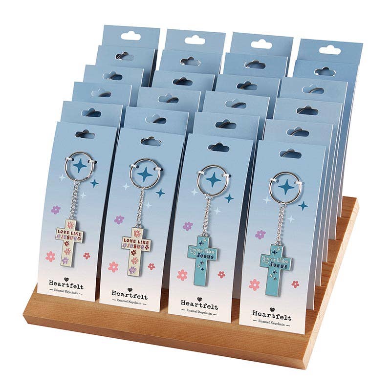 Enamel Keychains- Love Like Jesus