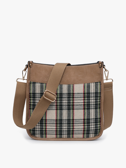 Posie Plaid Crossbody Bag – Removable Strap
