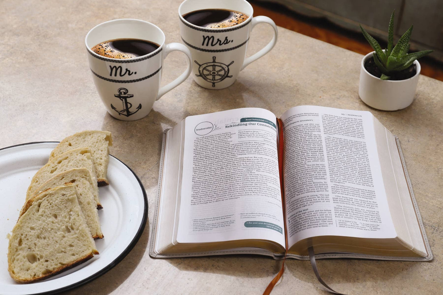 NIV Couples' Devotional Bible Leathersoft