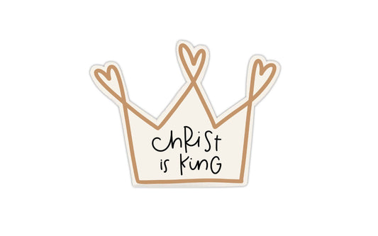Christ is King Vinyl Sticker