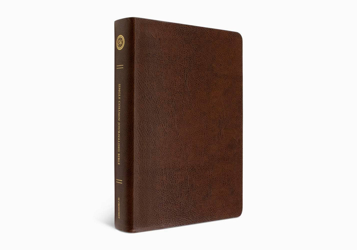 ESV Single Column Journaling Bible®, Large Print, Mocha