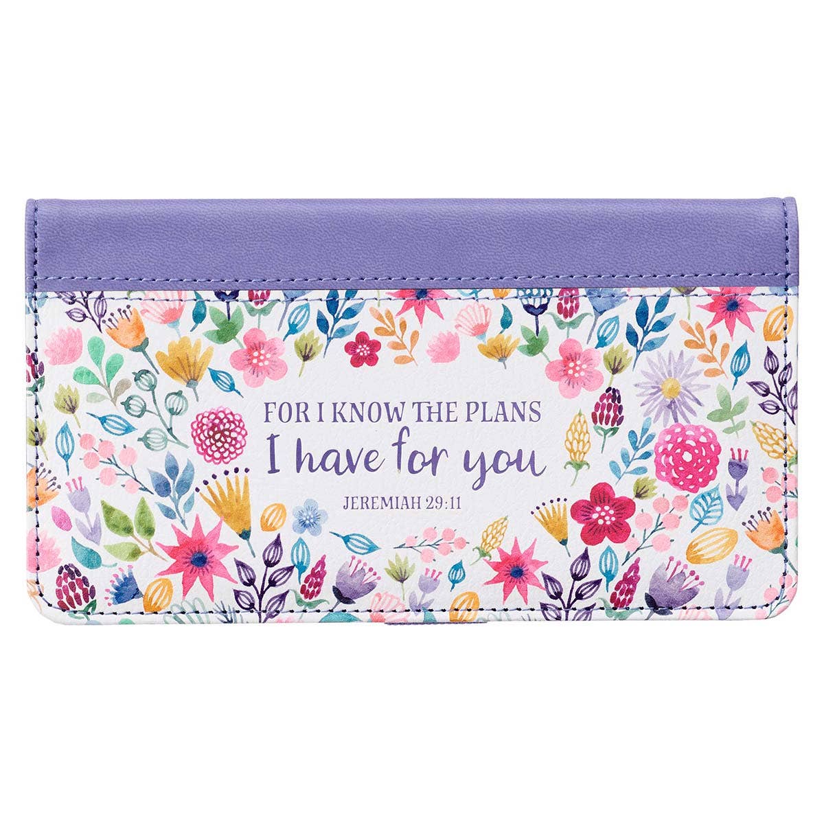 For I Know the Plans I Have For You Two-Toned Faux Leather C