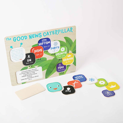 Wooden Puzzle - Chunky Pieces - Good News Caterpillar