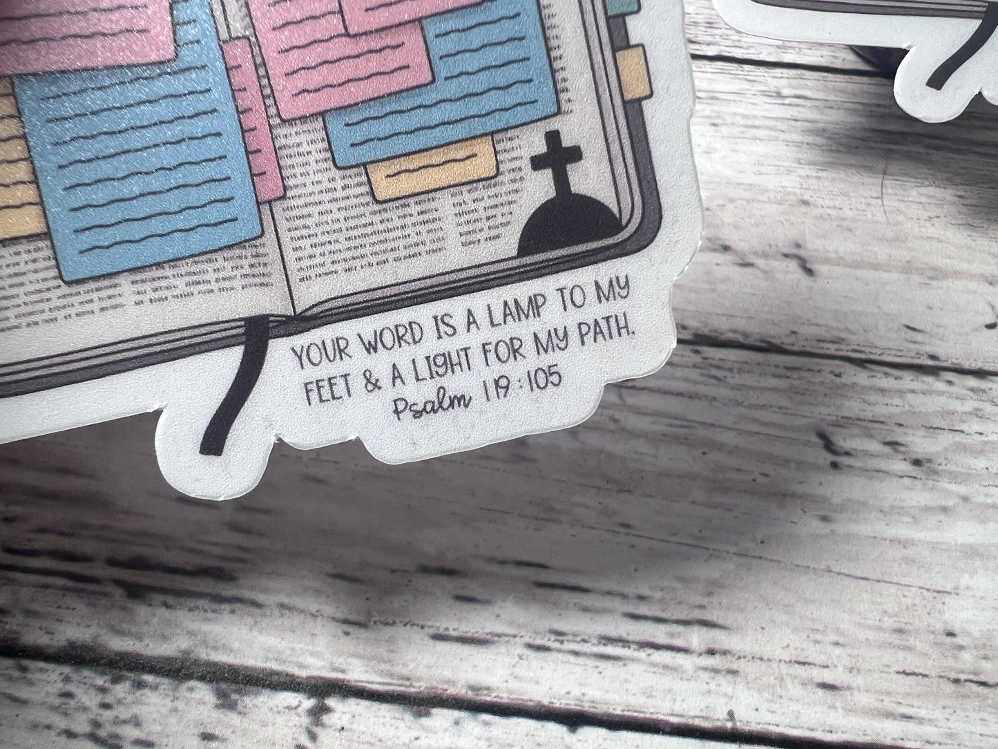 Bible Sticker, Faith Sticker