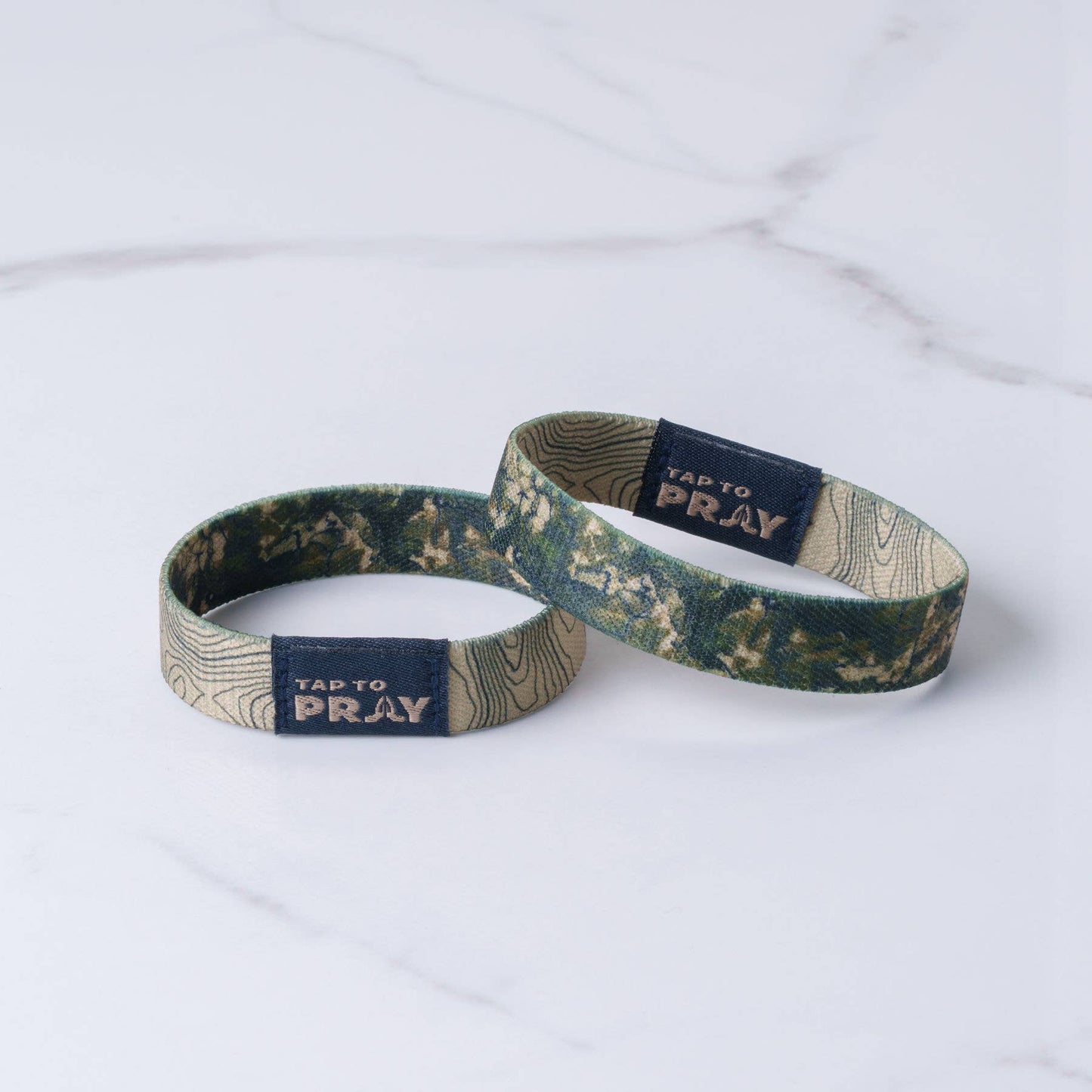 Tap To Pray™ Wristbands - Valor Camo & Isaiah 6:8