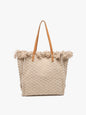 Madison Handwoven Fringe Tote – Woven Cotton Bag
