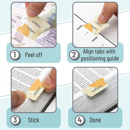 Bible Tabs Laminated 120 Pack