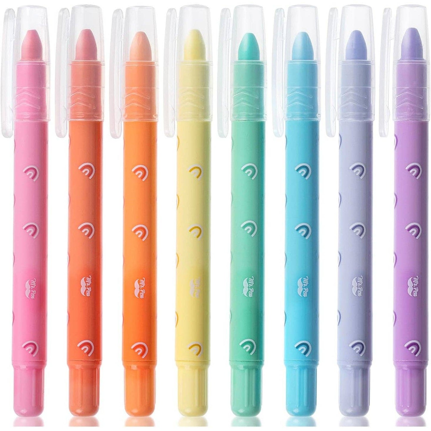 Gel Highlighters, No Bleed, 8 Pack