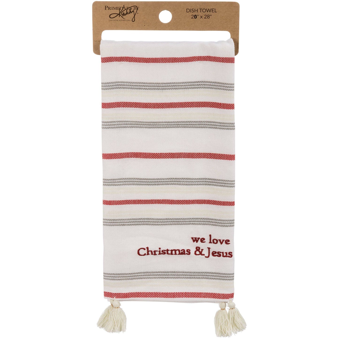 We Love Christmas & Jesus Kitchen Towel