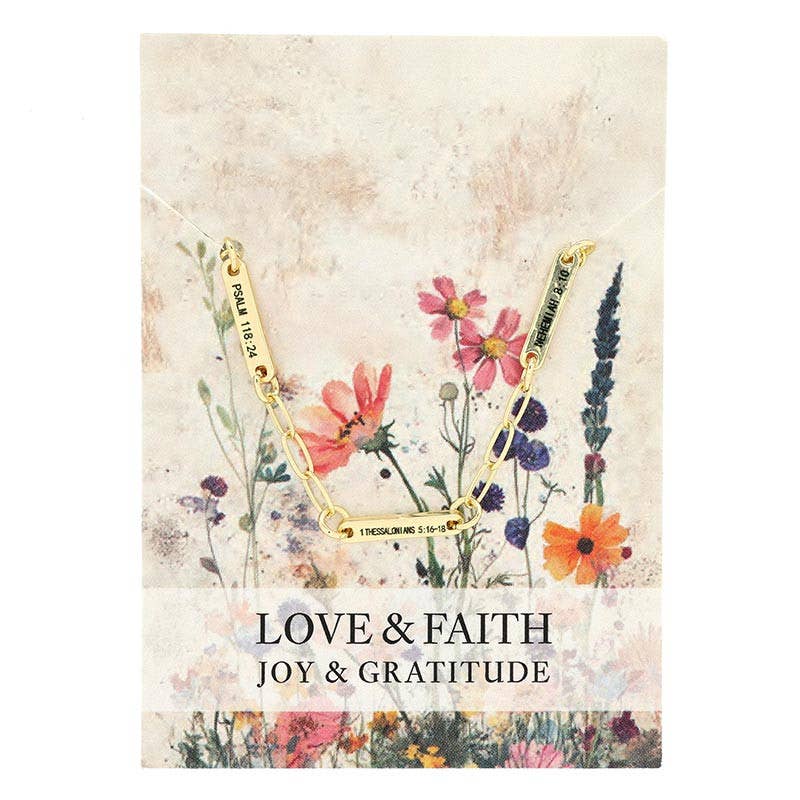Reference Bracelet Display - Love & Faith