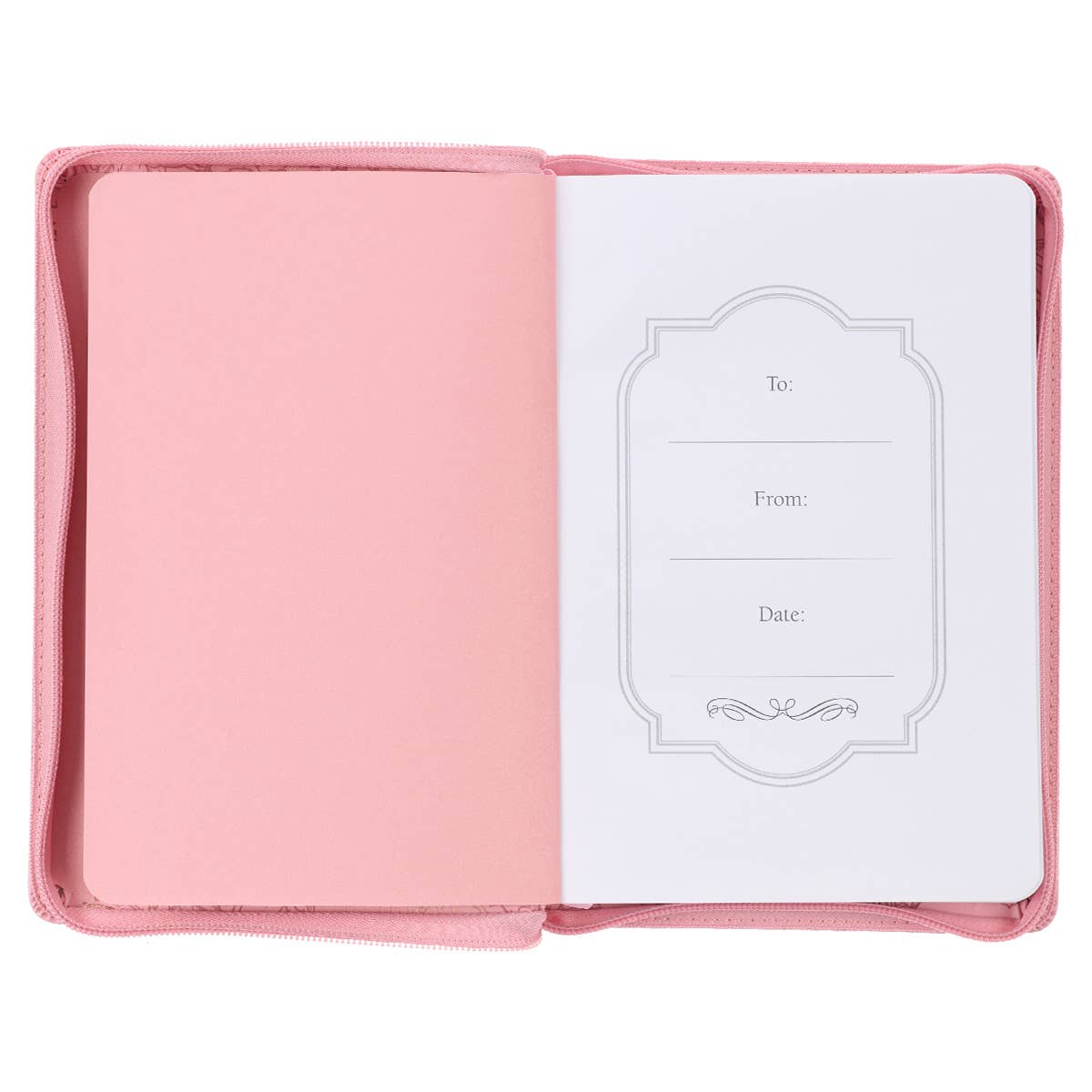 Journal Classic Zip Pink My Strength & My Song Psalm 118:14