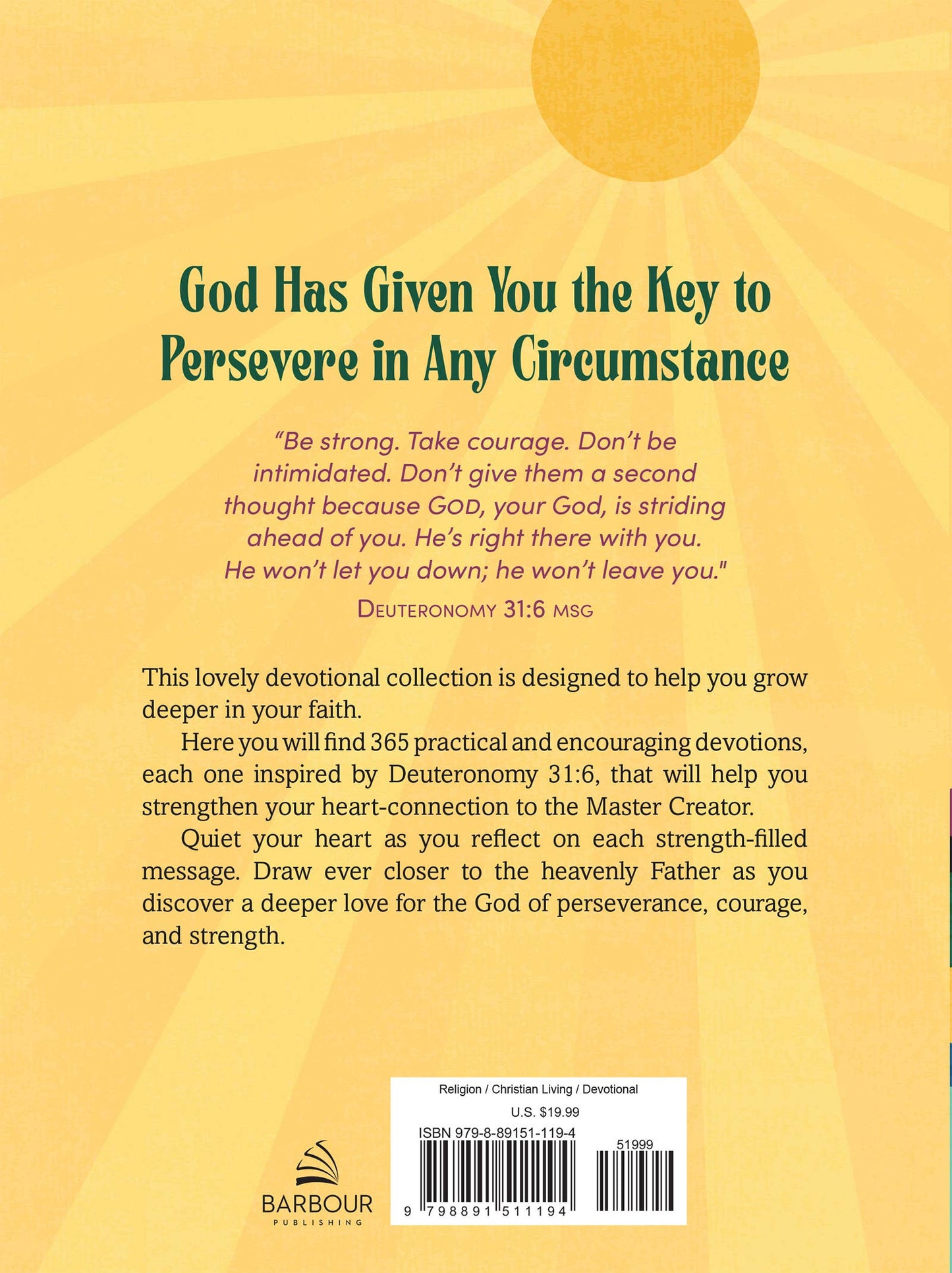 She Will Persevere Devotional