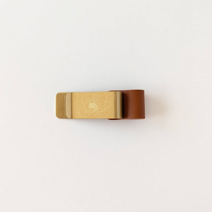 Brass Pen Clip for Notebook or Journal