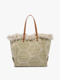 Madison Handwoven Fringe Tote – Woven Cotton Bag