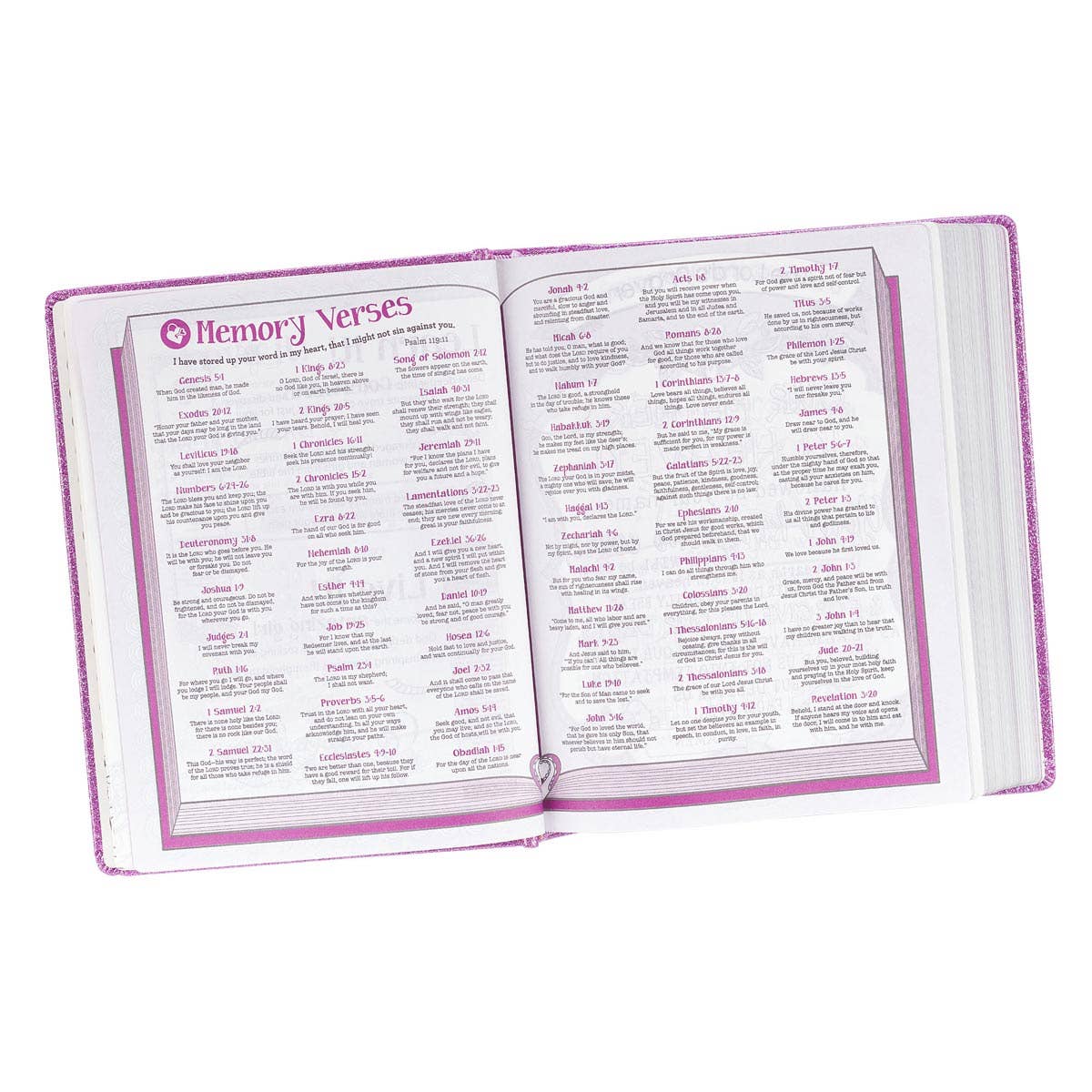 Purple Glitter My Creative Bible for Girls - an ESV Journali