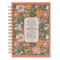 Journal Spiral Pink Floral  I Know The Plans Jer. 29:11