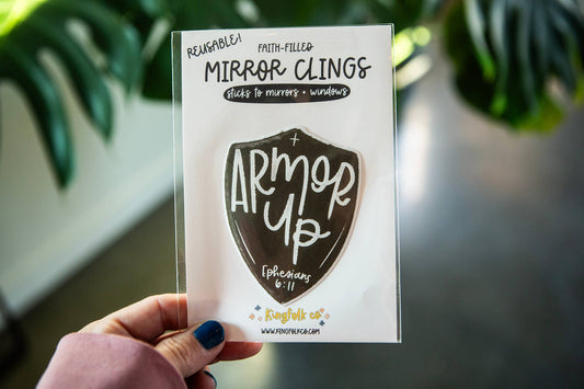 Armor Up Ephesians 6:11 Mirror Cling