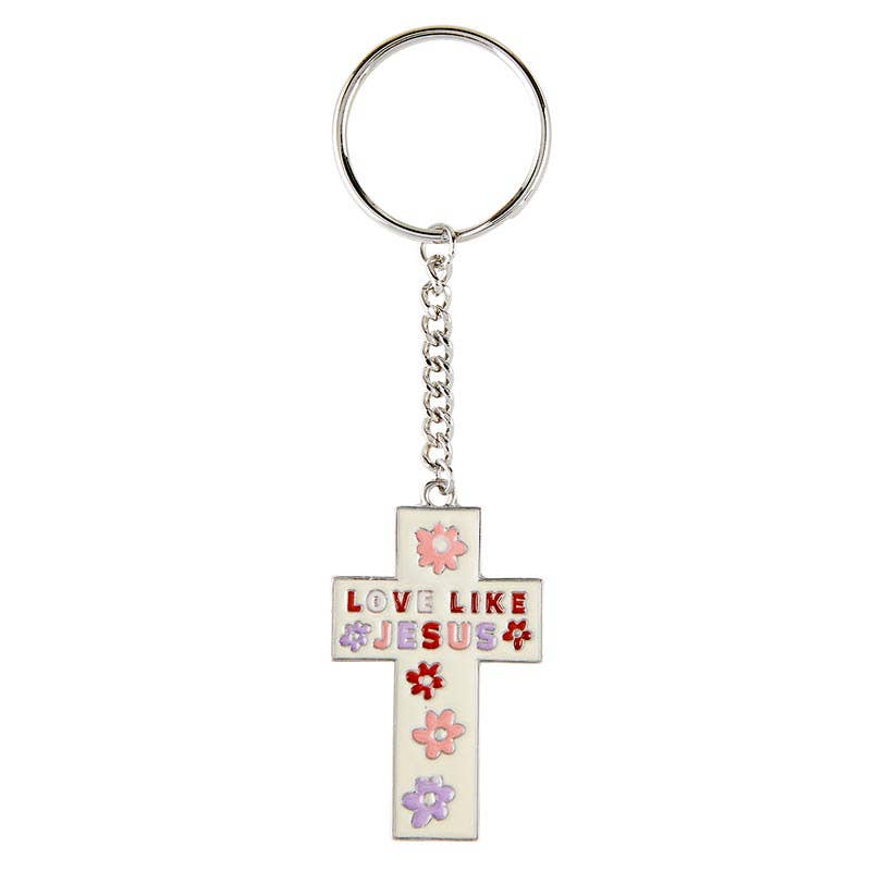 Enamel Keychains- Love Like Jesus