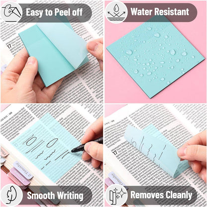 Mr. Pen Transparent Sticky Notes - 3x3 Size