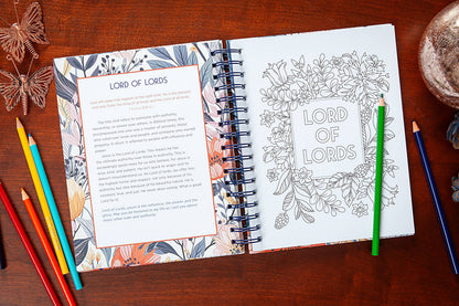 In Jesus' Name Devotional Coloring Book