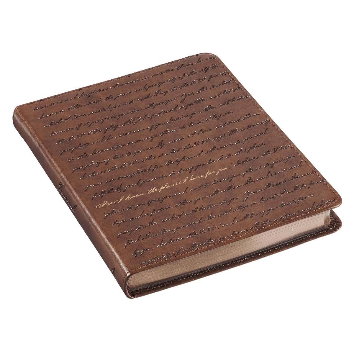 Journal Handy Brown I Know the Plans Jer. 29:11