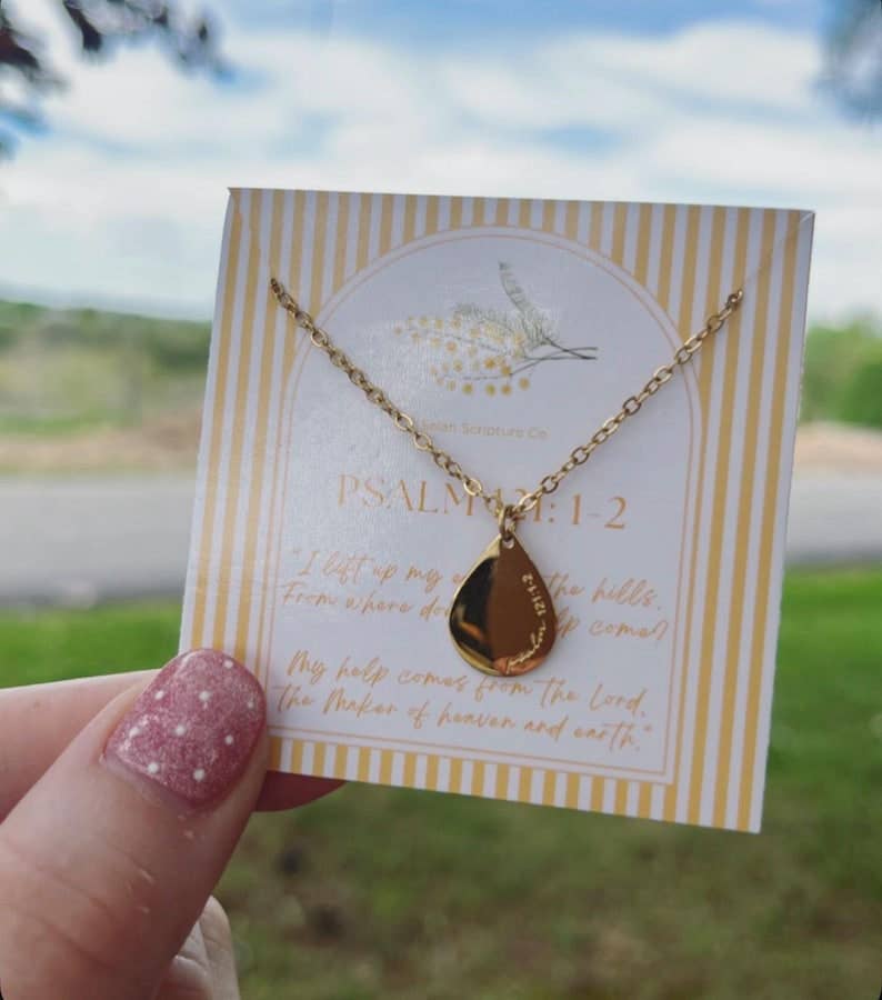 Psalm 121 Necklace